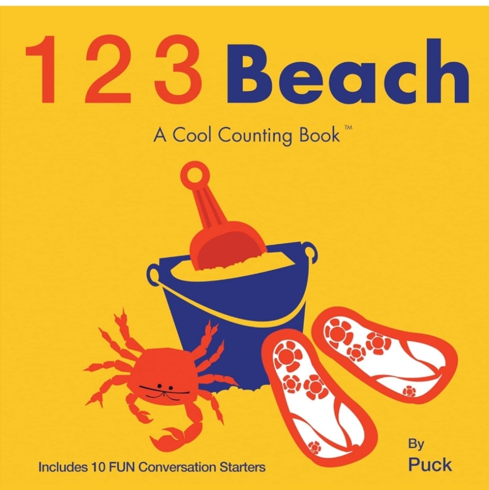 123 beach by Puck baby toddler summer board book